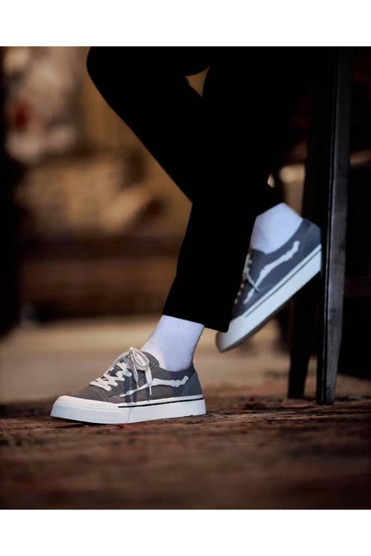 Yeni Nesil Teknoloji Eva Taban Günlük Vans Ayakkabı - Gri