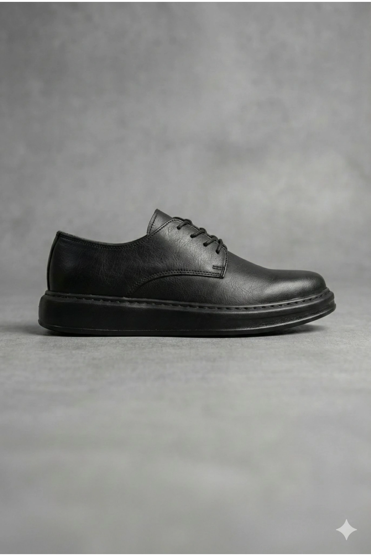 Yeni Sezon Erkek Tarz Casual Sneakers Günlük Spor Rahat Ayakkabı-Siyah-Siyah