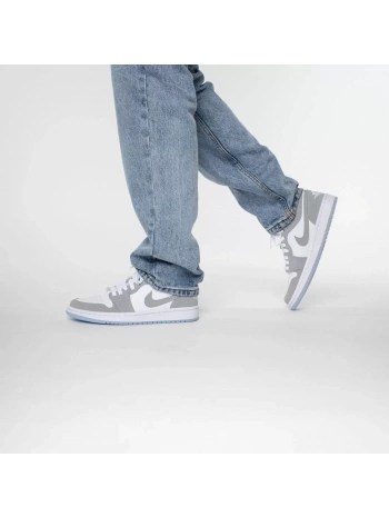 Erkek Nıke Aır Jordon Mini - Gri-Beyaz