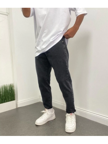 Erkek Boyfriend Likrasız Kot Pantolon- Füme