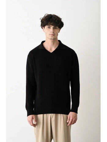 Erkek Normal Kalıp İçi Şardonlu Yakası Fermuarlı Legends Never Yazılı Sweatshirt -Beyaz