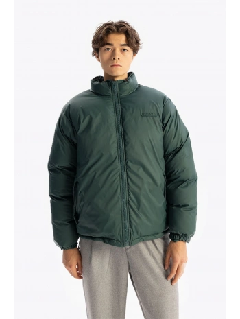 Erkek Owersize Jel Dolgu Şişme Mont-Yeşil