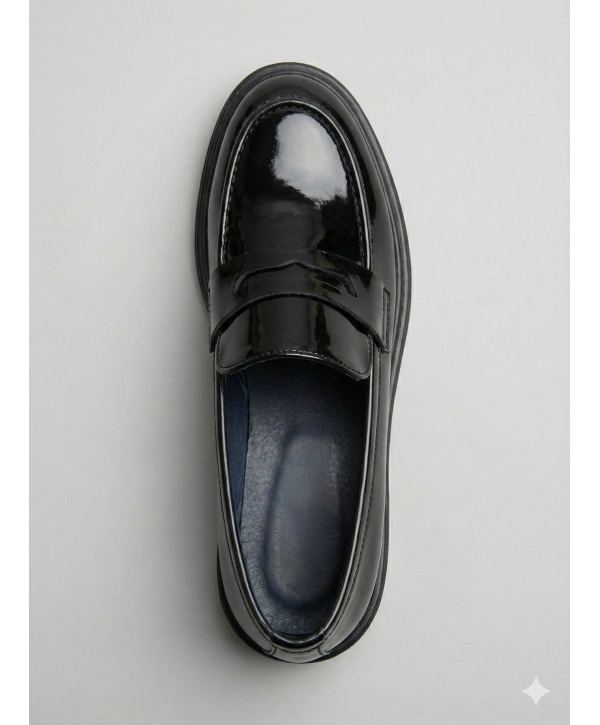 Erkek Eva Taban Bağcıksız Klasik Ayakkabı- Rugan