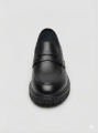 Erkek Eva Taban Bağcıksız Klasik Ayakkabı- Siyah