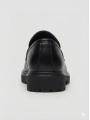 Erkek Eva Taban Bağcıksız Klasik Ayakkabı- Siyah