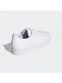Unisex Deri Superstar Günlük Spor Ayakkabı-Beyaz-Beyaz