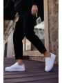 Yeni Sezon Erkek Tarz Casual Sneaker Günlük Spor Rahat Ayakkabı -Beyaz-Beyaz