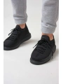 Erkek Tarz Casual Sneaker Günlük Spor Bez Ayakkabı -Siyah-Siyah