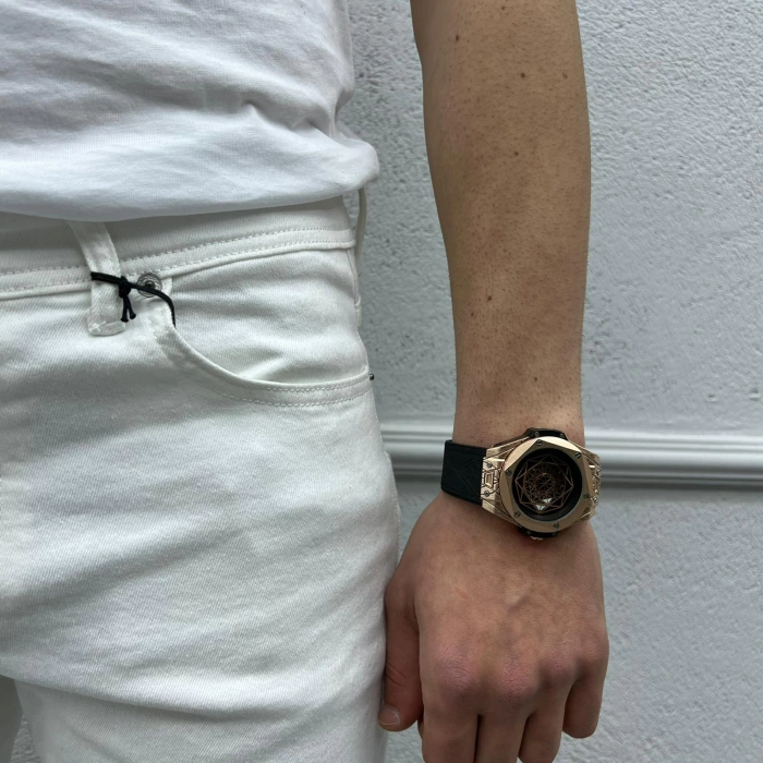 Erkek Dar Kesim Silim fit Likralı Açık Renk Kot Pantolon- Beyaz
