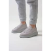 Erkek Tarz Casual Sneaker Günlük Spor Bez Ayakkabı -Gri