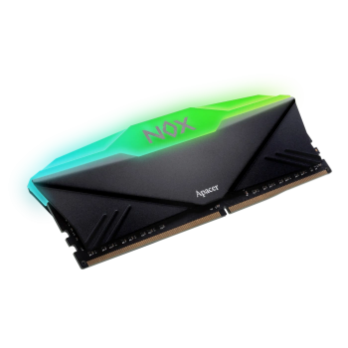Apacer NOX RGB AURA Black 8GB (1x8GB) 3200Mhz CL16 DDR4 Gaming Ram (AH4U08G32C28YNBAA-1)