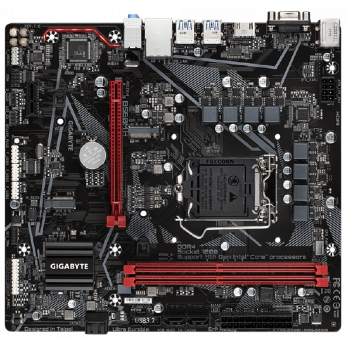 GIGABYTE B560M H 3200MHz HDMI M.2 mATX 1200p