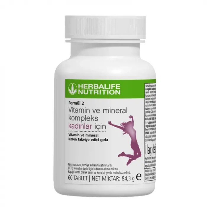 Formül 2 Vitamin ve Mineral Kompleks Kadınlar İçin