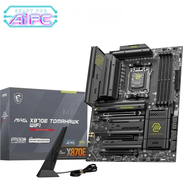 MSI MAG X870E TOMAHAWK WIFI 8400MHz (OC) M.2 AM5 ATX Anakart