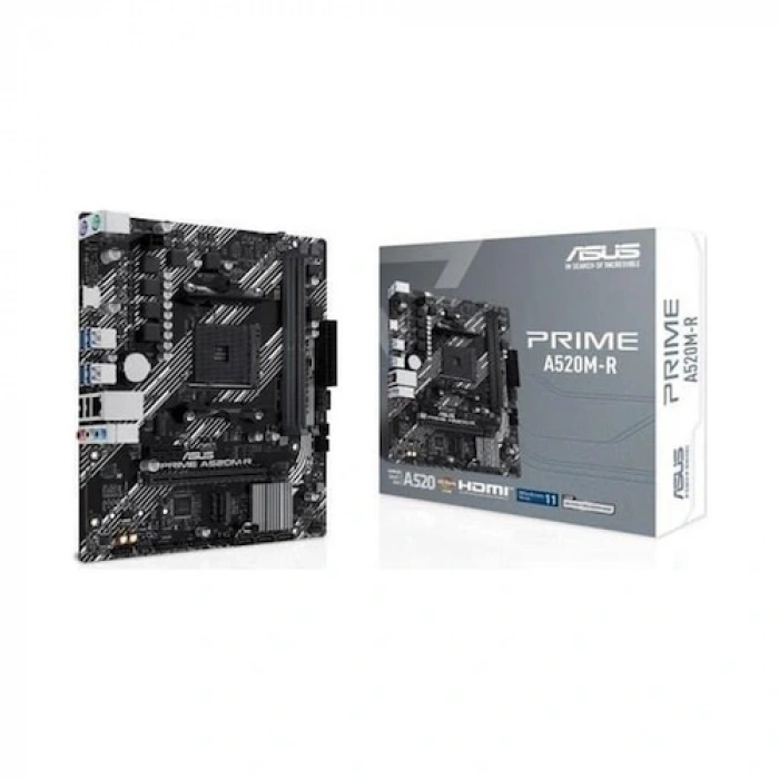 Asus Prime A520M-R AMD A520 5100 MHz (OC) DDR4 Soket AM4 mATX Anakart