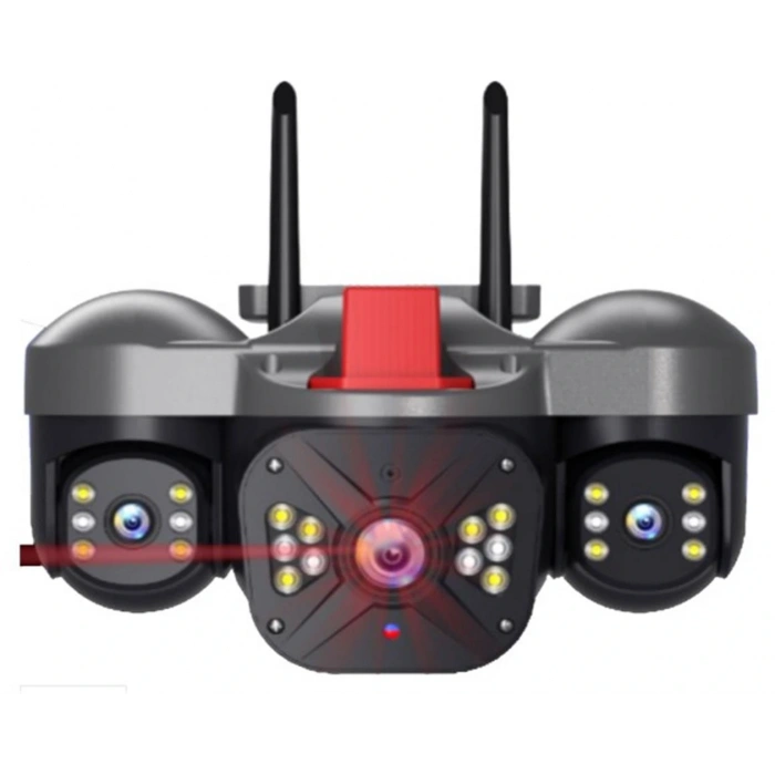 Apronx APX-WP332 6Mp 2.8mm-3.6mm Üç Kamera 22 Led Wifi PTZ