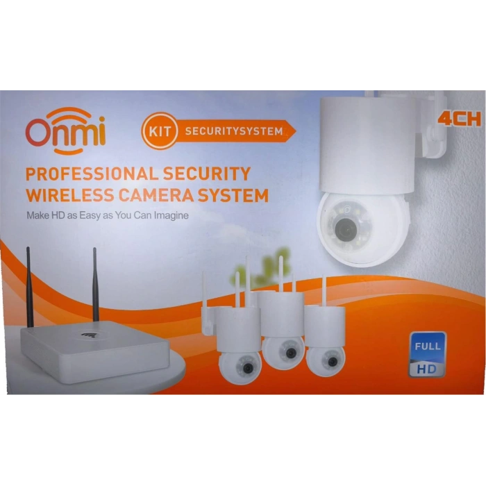 Apronx DS440 4 Kanal Nvr + 3Mp 4 Kamera Full Color Mik. PTZ Wifi Set