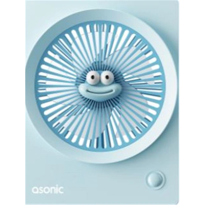 Asonic AFN23 Mavi 500mAh 3 Hız Kademeli Masaüstü Usb Fan