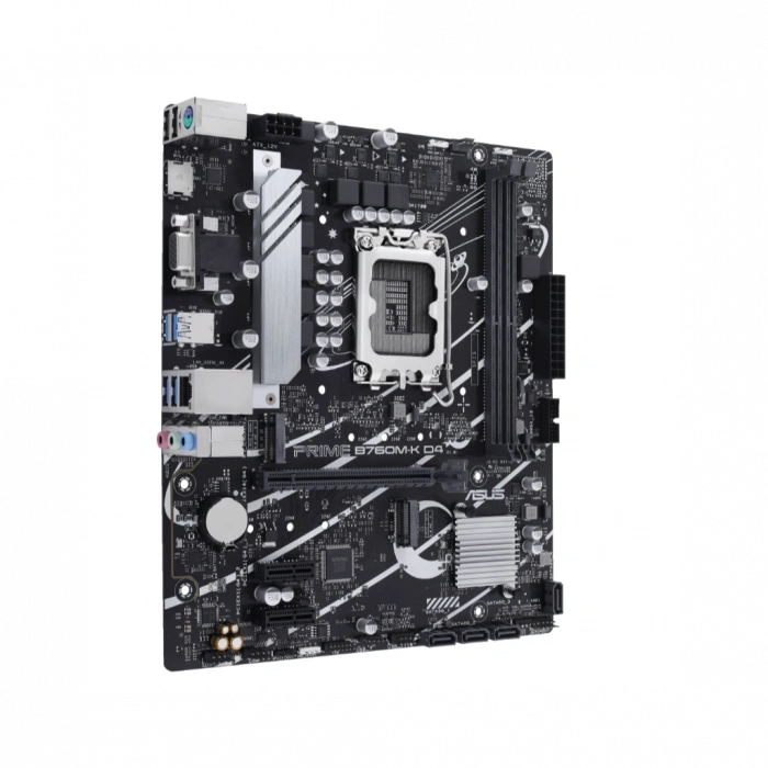 ASUS PRIME B760M-K D4 5333MHz OC DDR4 Soket 1700 M.2 HDMI VGA mATX Anakart