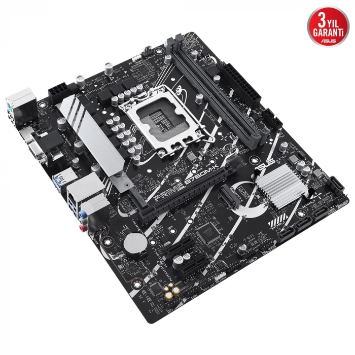 ASUS PRIME B760M-K 6600MHz OC DDR5 Soket 1700 M.2 HDMI VGA mATX Anakart
