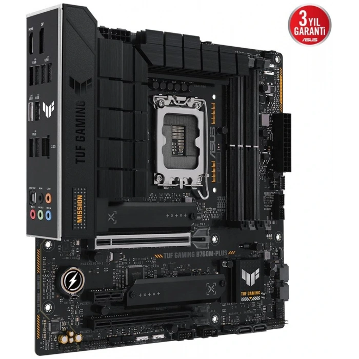 Asus Prime B760M-PLUS 7200MHz(OC) DDR5 Soket LGA1700 M.2 HDMI DP mATX Anakart