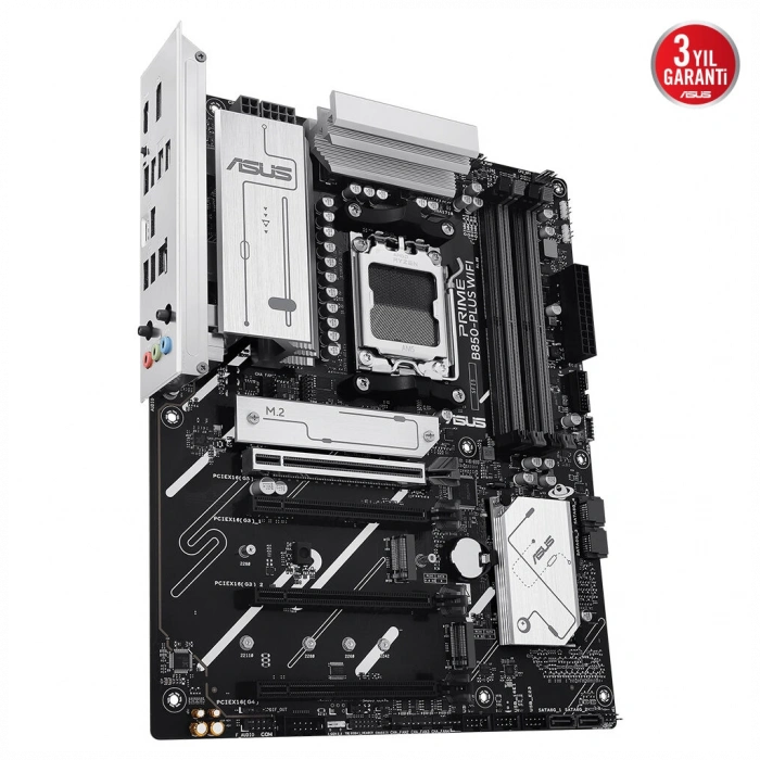 ASUS PRIME B850-PLUS WIFI 8000MHz OC DDR5 Soket AM5 M.2 HDMI DP ATX Anakart