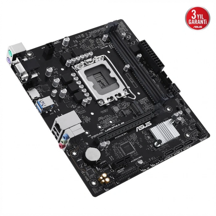 ASUS PRIME H610M-R-SI 5600MHz OC DDR5 Soket 1700 M.2 HDMI DP mATX Anakart