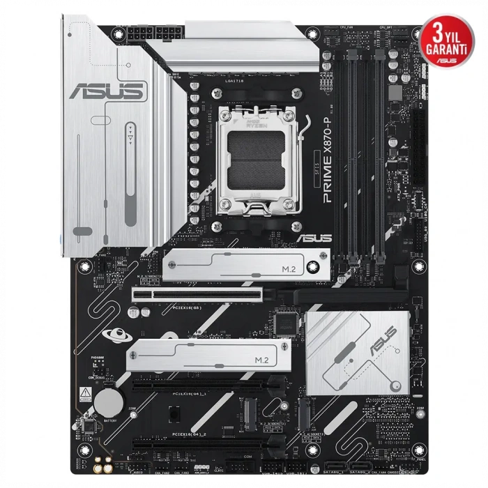 ASUS PRIME X870-P 8000MHz OC DDR5 Soket AM5 M.2 HDMI ATX Anakart