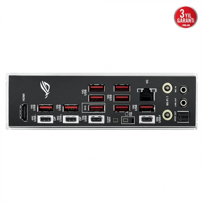 ASUS ROG STRIX X870E-E GAMING WIFI 8000MHz OC DDR5 Soket AM5 M.2 HDMI DP ATX Anakart