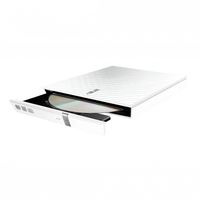 ASUS SDRW-08D2S-U Lite, Usb 2.0, External, Beyaz,  Slim, Optik Okuyucu/Yazıcı