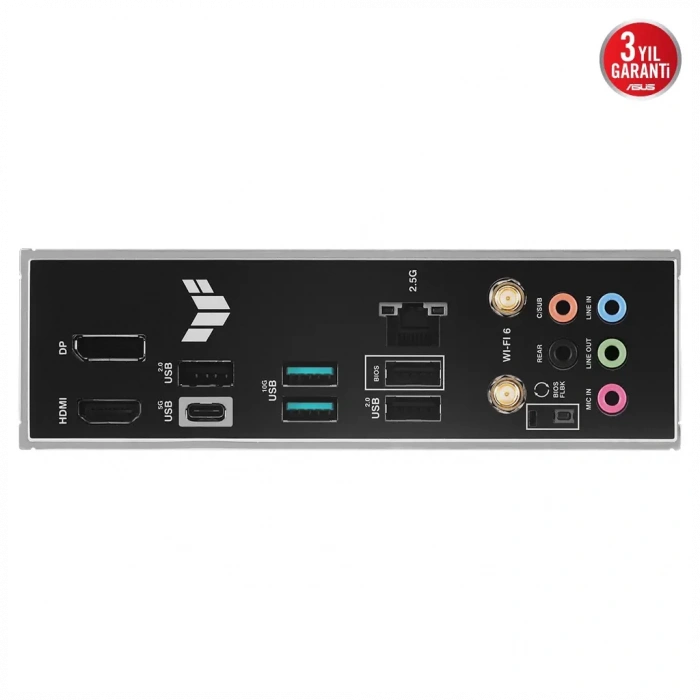 ASUS TUF GAMING A620-PRO WIFI 6400MHz OC DDR5 Soket AM5 M.2 HDMI DP mATX Anakart