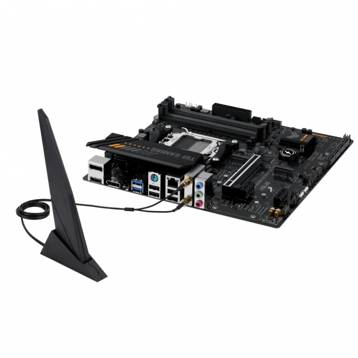 ASUS TUF GAMING A620M-PLUS WIFI 6400MHz OC DDR5 Soket AM5 M.2 HDMI VGA mATX Anakart