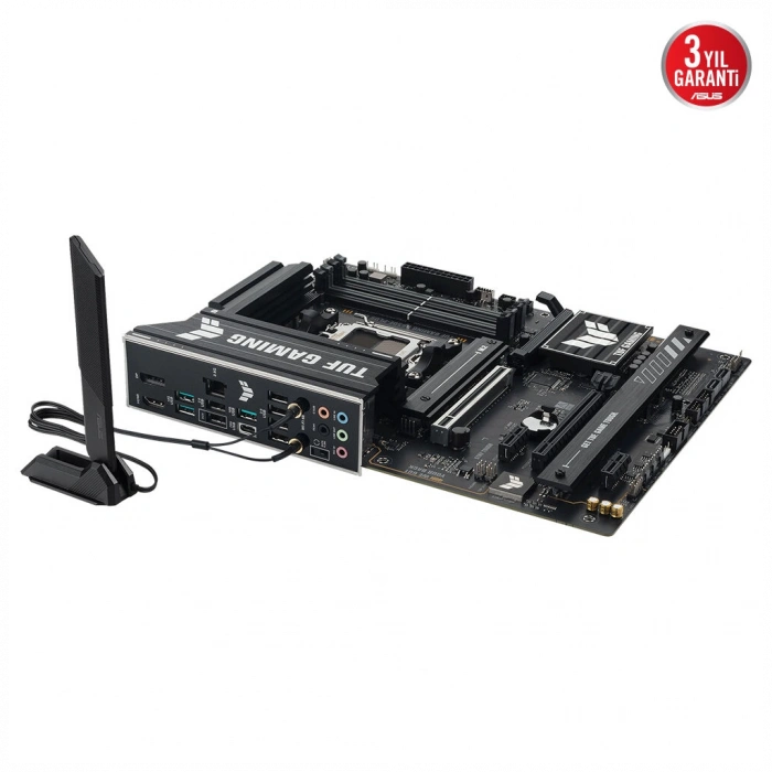 ASUS TUF GAMING B650E-PLUS WIFI 8000MHz OC DDR5 Soket AM5 M.2 HDMI DP mATX Anakart