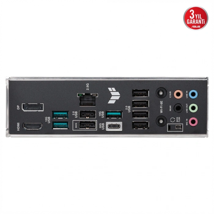 ASUS TUF GAMING B650E-PLUS WIFI 8000MHz OC DDR5 Soket AM5 M.2 HDMI DP mATX Anakart