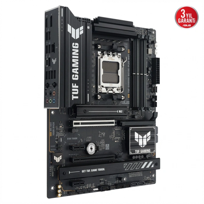 ASUS TUF GAMING B650E-PLUS WIFI 8000MHz OC DDR5 Soket AM5 M.2 HDMI DP mATX Anakart