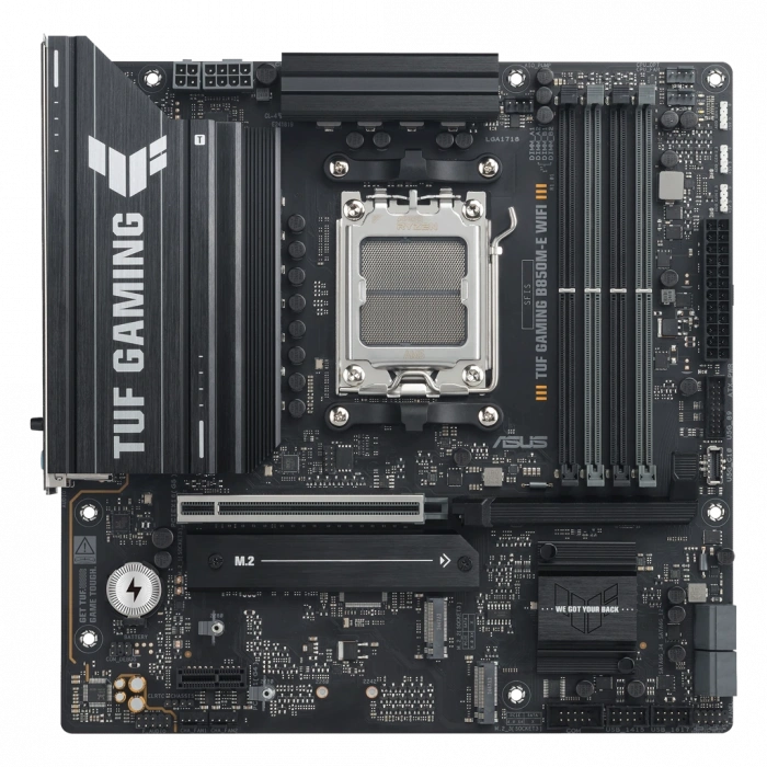 ASUS TUF GAMING B850M-E WIFI 8000MHz OC DDR5 Soket AM5 M.2 HDMI DP mATX Anakart
