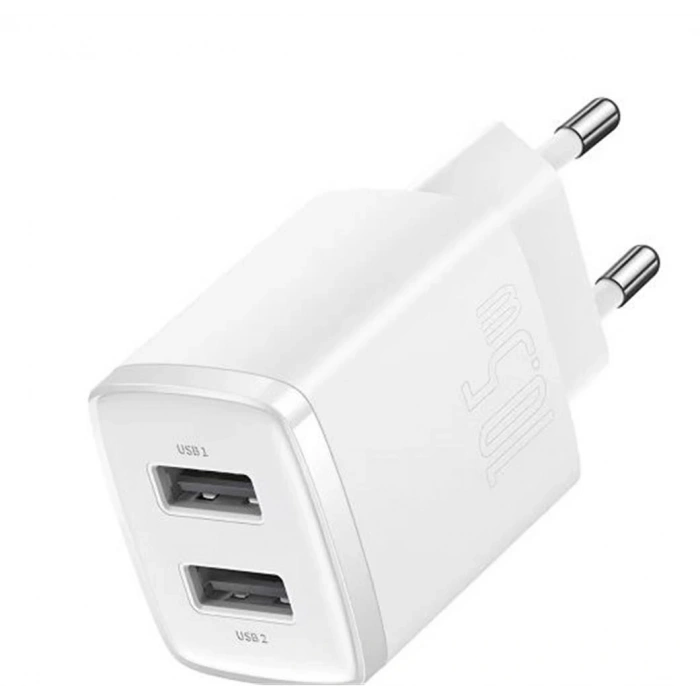Baseus CCXJ010202 10,5W Beyaz Şarj Aleti
