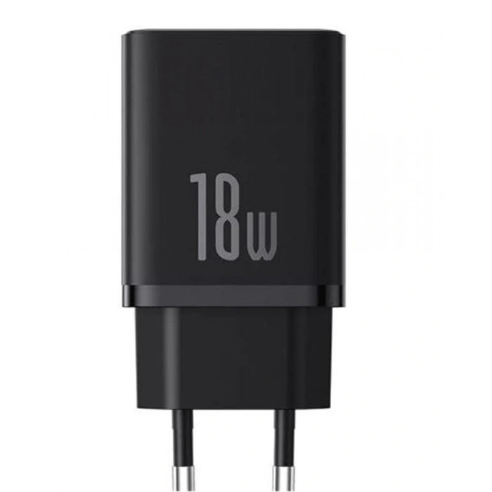 Baseus P10111405117-Z1  Cube Fast QC 3.0 18W USB-A Hızlı Şarj Aleti Cluster Black