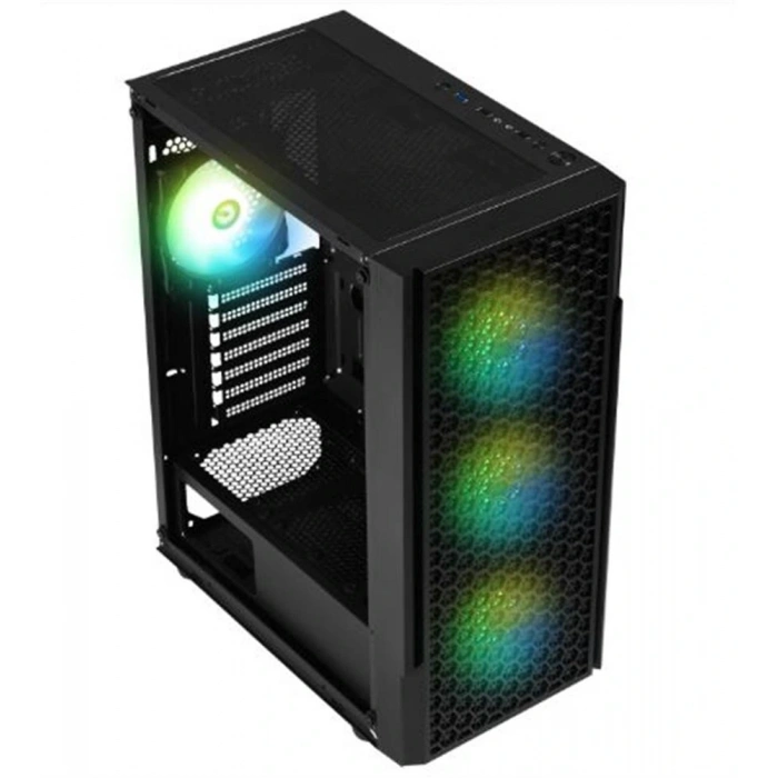 BitFenix PROTON 4-120mm FRGB Fan 600W 80 Plus  Siyah 1-Usb3.0 2-Usb2.0 Tempered Glass Oyuncu Kasası