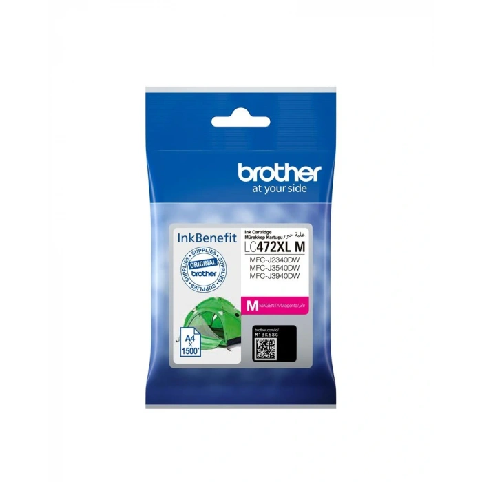 Brother LC472XLM Magenta Kırmızı Kartuş MFC-J2340-J3540-J3940 1.500 Sayfa