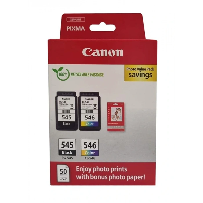 Canon PG-545 CL-546 Photo Value 2li Mürekkep Kartuş