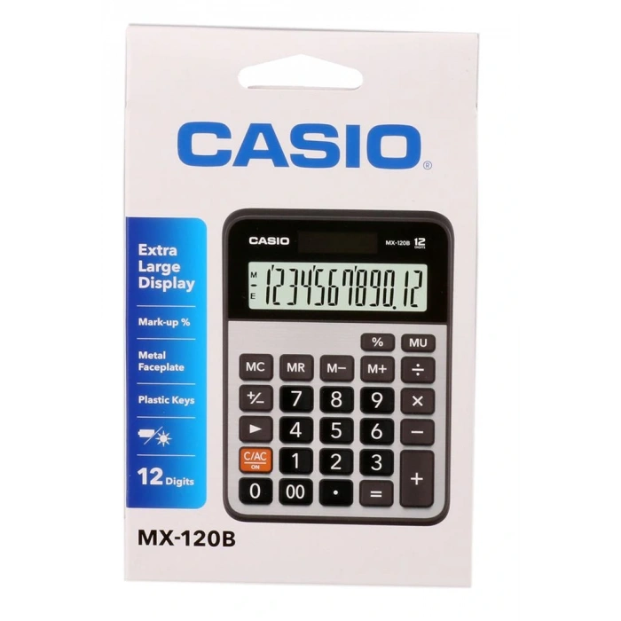 Casio MX-120B 12 Hane Masa Üstü Hesap Makinesi