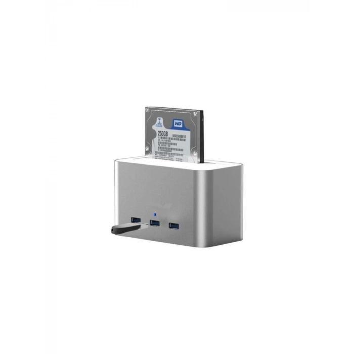Codegen Alüminyum Usb3.0 3.5-2.5 Sata 3 Port Usb Cdg-Doc-404 Docking Station
