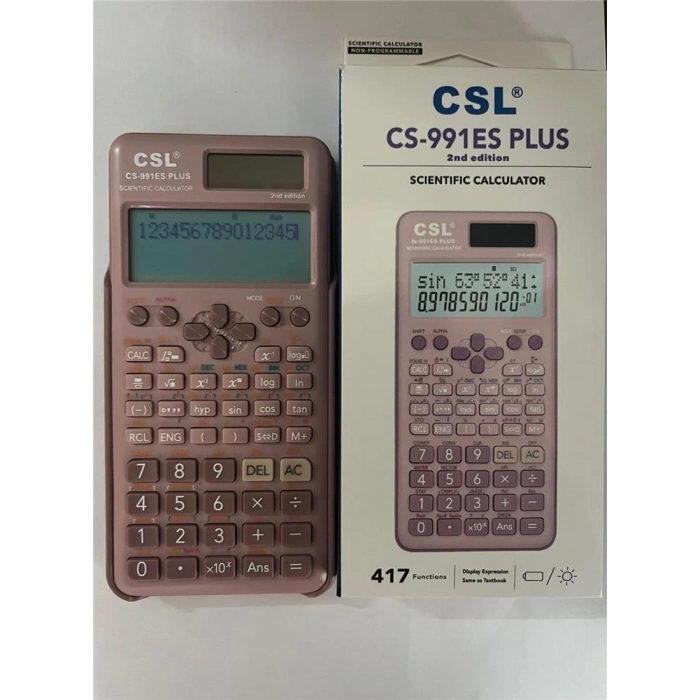 CSL CS-991ES PLUS-PINK Pembe Fonksiyonel Hesap Makinesi