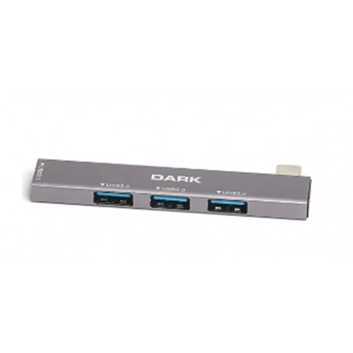 Dark  DK AC USB34C 4 Port USB HUB USB-C 1XUSB -A3.0 3XUSB-A2.0