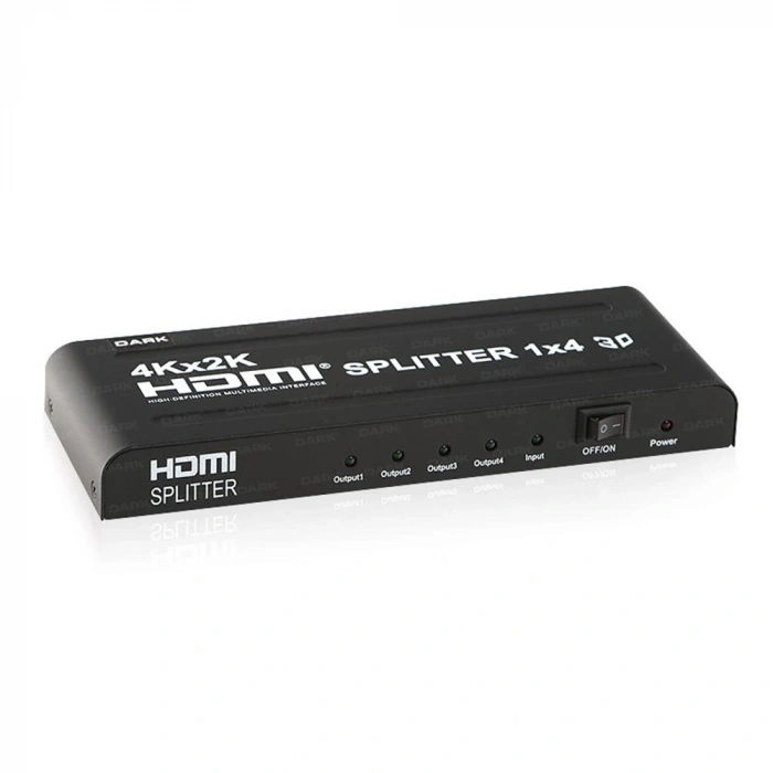 Dark DK HD SP4X1 4K UltraHD 1 Giriş 4 Çıkışlı HDMI Splitter (Sinyal Çoğaltıcı)