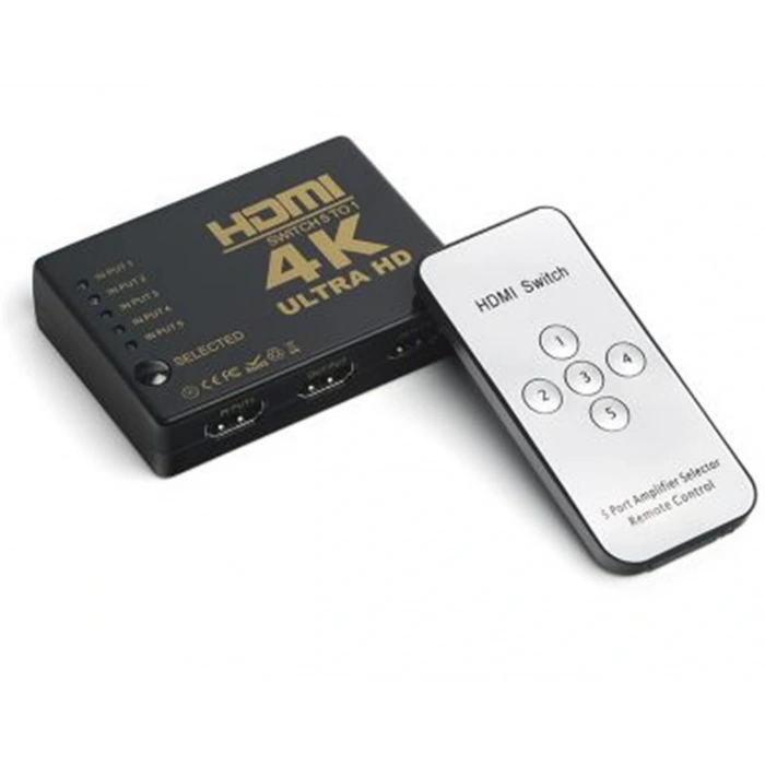 Dark DK HD SW4X1 Full HD 4 Giriş 1 Çıkışlı Uzaktan Kumandalı HDMI Switch (Seçici)