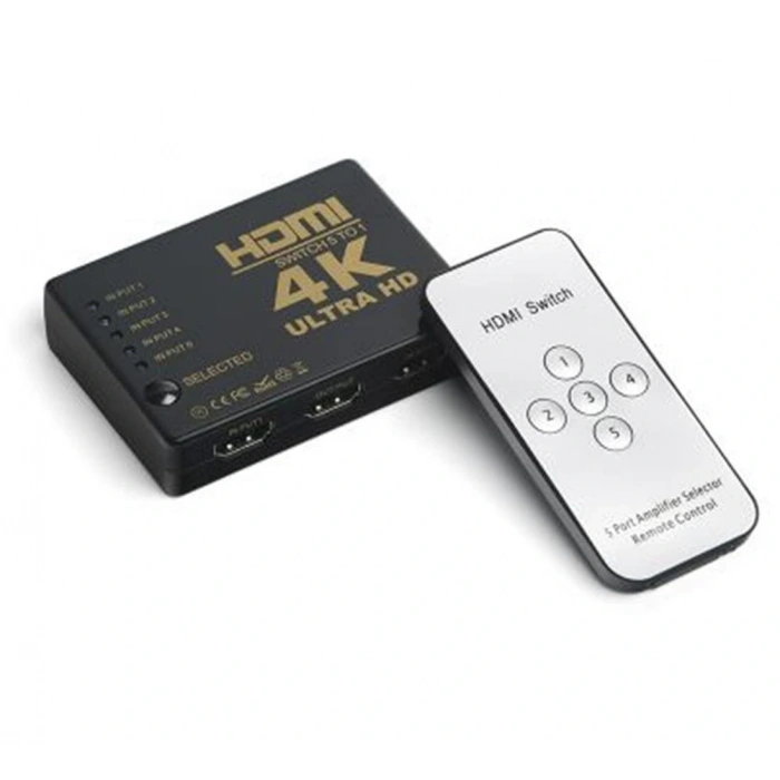 Dark DK HD SW4X1K 4 Giriş - 1 Çıkış Kumandalı HDMI 4K Switch