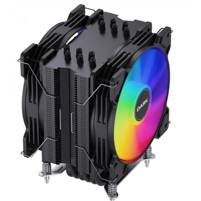 Dark DKCCX125 Freezer X125 2x12cm 72CFM ARGB LED,4Pin, LGA1700-AM5,6xIsı Boru Kule Tipi İşlemci Soğ