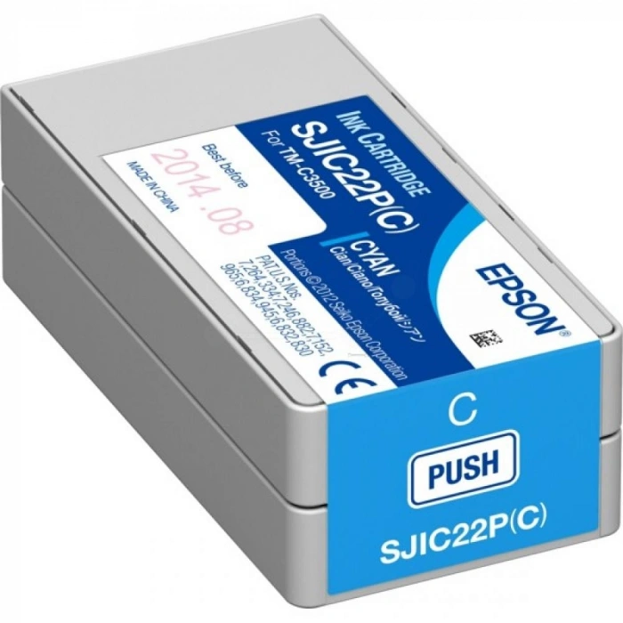Epson TM-C3500 Cyan Mavi Mürekkep Kartuş SJIC22P(C) S020602